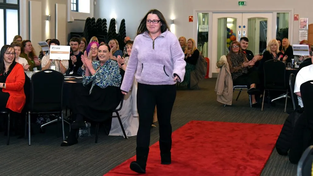Louise Morrison on the red carpet